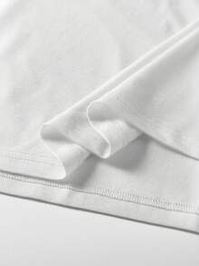 Áo tank top nam GRDR mùa hè có mũ, màu trơn, kiểu dáng thể thao thường ngày, thời trang và tối giản cho trang phục thể thao mùa hè. - trắng - Xem 4