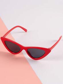 1 Pair Children's Fashionable Narrow Frame Personalized Y2K Square Cute Stylish Glasses - Multicolor - View 8