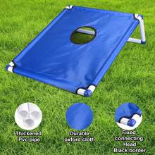 1 Set Portable Outdoor Sports Toy, Includes 1 Game Board And 6 Sandbags With 1 Throwing Board Rack. This Fun Cornhole Toss Game Set Is Perfect For Outdoor/Yard Games And Party Activities, An Ideal Beach Game Set - Multicolor - View 7