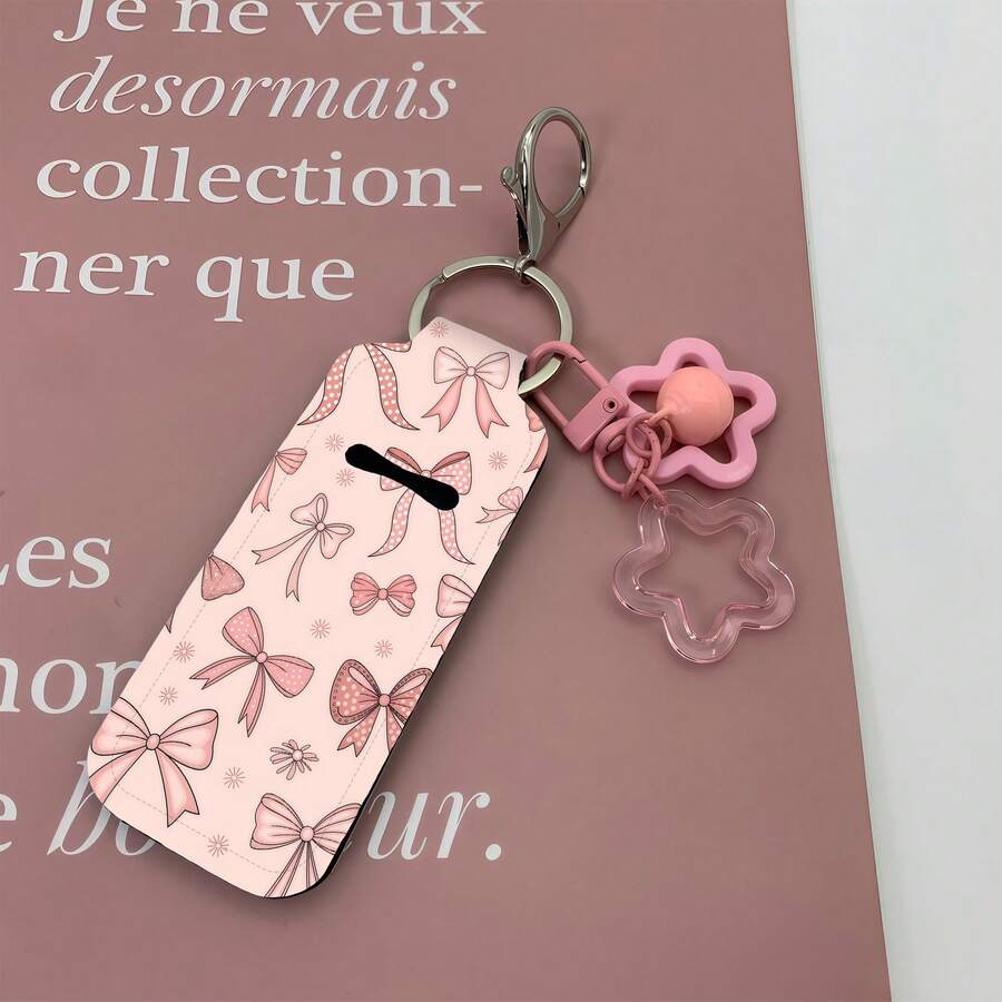 口红钥匙扣收纳包，多功能口红钥匙扣盒，夹式口红收纳包，女士包包配件，实用礼物，夹式口红盒，弹力口红钥匙扣收纳包 - A - 查看 1