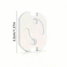 40/30/20/10/6个装婴儿安全插座保护套，白色儿童安全插座盖，适用于欧式插座，无孔设计防止触电，保护家居安全，ABS材质，适用于不常用插座，易于安装和拆卸，标准插座安全装置。