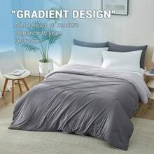 Elegear Edredn Ligero para Todo el Ao, Edredones King Size-229X273CM, Sper Suave y Hipoalergnico, Relleno de Algodn & Tejido ARC-Chill Cool, Lavado a Mquina, Gris Degradado - como se muestra en la figura - Ver 10