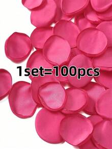 100 cánh hoa hồng lụa, cánh hoa cưới, cánh hoa hồng tím, trắng, đỏ, cánh hoa hồng nhân tạo, trang trí giỏ cầu hôn, quà tặng cô dâu, trang trí bàn tiệc. - 100 chiếc - Xem 10