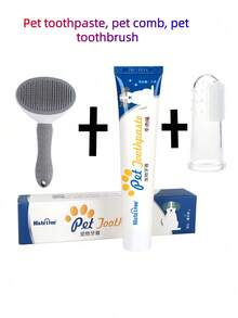 Pet Toothpaste, Fresh Breath, Tartar Removal, Oral Care Toothpaste For Dogs & Cats - Multicolor - View 4