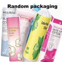 Cotton Pads (300 Count) | Make Up Remover, Hypoallergenic, Lint Free Random Packaging - Multicolor - View 8