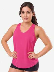 Women's Dry Fit Tank Top For Gym And Workout - 白色 - 查看 9
