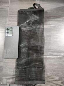 1 件壁挂式伸缩垃圾袋架、购物袋、食品袋、鞋套储物袋、可折叠塑料袋分配器，适用于海滩派对、露营、收纳、房间装饰、厨房配件（颜色/款式随机）