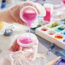 65件套树脂入门工具套装，包含全面的环氧树脂耗材，例如硅胶垫、树脂钻头、砂纸、用于树脂浇注的硅胶混合杯等，适用于DIY工艺品和艺术项目，以及艺术创作。 - 彩色 - 查看 4