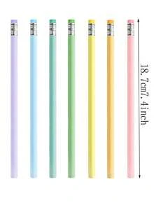 1 Set/30PCS HB Pencil Set, Graphite Pencils, Wooden Pencils With Erasers, Suitable For School Drawing, Sketching, Bridal Showers, Office Supplies, New Year And Valentine's Day Gifts. A Back-To-School Essential. - Baby Pink - View 2