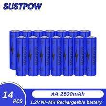 SUSTPOW Baterai Isi Ulang AA/AAA NI-MH NiMH untuk Mainan/Remote Control/Kamera/Alat Cukur, Daya Tahan Siklus Tinggi, Paket Kombinasi Multi-Bagian, Penting untuk Rumah dan Kantor - A A - View 13