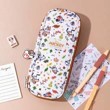 Pencil Case - Large Capacity 3-Layer Multi-Functional Cartoon Stationery Bag, Beautifully Designed, High Quality - Multicolor - View 2