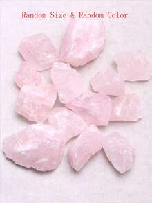 1PC Random Size(Maxlength Approx 2.5-5cm) Natural Crystal Raw Stone Rose Quartz Amethyst Fluorite Smoky Quartz Random Shape Irregular Ore Crystal Diffuse Fragrant Stone Reiki Healing Rock Mineral Specime Specimen Home Decor No Fire Aromatherapy - Raw Crystal - View 12