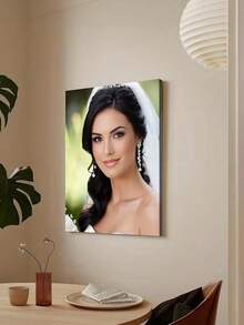 1幅定制照片帆布画，个性化墙面艺术，定制您的照片，带框帆布墙画 - 个性化家庭肖像和动态照片，墙面装饰，帆布画，适用于客厅、卧室或家庭办公室装饰，温馨的房间点缀，高品质复制画，带框帆布挂画 - 多色 - 查看 8