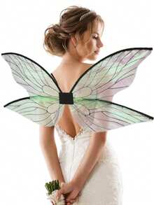 成人仙女翅膀，女仙女服装，女孩，儿童，蝴蝶仙女翅膀，嘉年华角色扮演服装配饰 - A - 查看 13