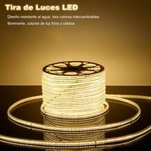 Espejo de Baño LED Redondo 60 cm Espejos para baño con Luz LED con Antivaho y lnteligente Reloj Digital Regulable con 3 Modos Luz Ajustable para Baños y Dormitorios - Blanco - Ver 7