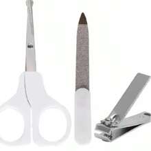 Buba Baby Hygiene Kit, Baby Care Items, Scissors, Brush, Comb, Nail Clippers - 白色 - 查看 2