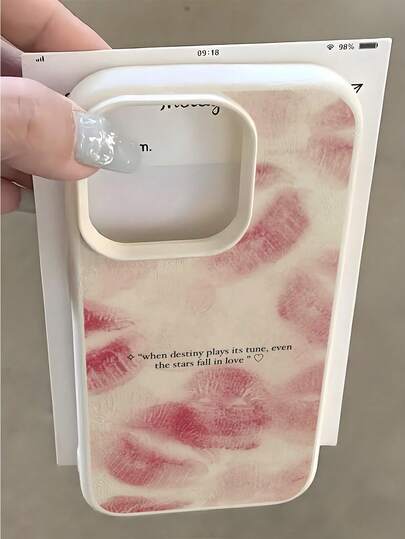 Pink Tie-Dye Phone Case Compatible With IPhone 14/15 Pro Max, Soft Faux Leather Texture With Inspirational Quote "When Destiny Plays Its Tune, Even The Stars Fall In Love", Anti-Slip Full Camera Protection Cover, Compatible With IPhone17, 17pro, 17pro Max, 16, 16plus, 16pro Max, 16e, 16pro, 15, 15plus, 15pro Max, 15pro, 14, 14plus, 14pro Max, 14pro, 13, 13pro, 13pro Max, 12, 12pro, 12pro Max