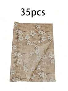 50张 50*35厘米 复古梅花图案薄纸，适用于DIY工艺品、派对礼品包装、花束包装、服装鞋帽包装，以及情人节、教师节、感恩节、母亲节、婚礼、生日礼物的装饰。 - 彩色 - 查看 18