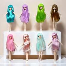 1 búp bê BJD thời trang phong cách Anime 11,81 inch, khớp nối linh hoạt, quà tặng sinh nhật, Giáng sinh, Năm mới - Búp bê hình bánh kem dễ thương, thích hợp cho nhiều dịp lễ hội và trang trí phòng (Chỉ có búp bê, không kèm quần áo) - Nhiều màu - Xem 3