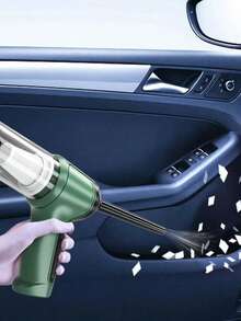 Car Vacuum Portable Cordless, 2 In 1 Vacuum Cleaner&Air Duster, Handheld Vacuum Cordless With 2400mAh Battery, Deep Detailing Cleaning Kit Of Car Interior, With Multi-Nozzles For Car, Home, Office, Pet, Desk, Keyboards, Car Accessories - Wireless - View 8