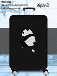 1pc Luggage Cover Suitcase Protective Sleeve, Multiple Sizes Available. Made Of Polyester Fiber, Scratch-Resistant & Wear-Resistant, Unisex. Ideal For Business Trips And Summer Vacations. Easy To Hand Wash And Detachable, A Must-Have Travel Accesso - Multicolor - View 41