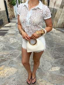 Women Two-Piece Outfits - 白色 - 查看 4