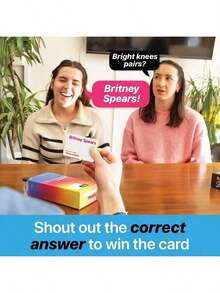 歌词游戏 - 趣味歌词猜谜游戏，包含 500 首无厘头歌词，适合成人、青少年，也适合生日、圣诞节、新年派对、卡拉 OK 之夜、游戏之夜、家庭游戏之夜，以及各种派对和聚会的破冰活动，例如纸牌游戏和社交聚会游戏。 - 彩色 - 查看 2