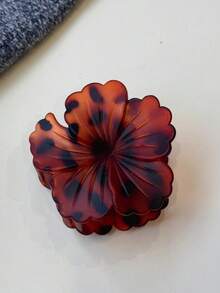 1个/4个/12个 几何图案休闲ABS塑料（ABS树脂）2026新款哑光白卷心菜花沙滩、旅行、派对、度假、返校季甜美发夹 - 彩色 - 查看 5