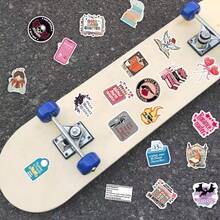 50pcs Reading Series Stickers DIY Decorative Skateboard Phone Case Guitar Creative Fun Exquisite Stickers - Multicolor - View 5