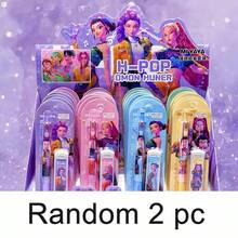 1/2/4pcs Set Random Korean Demon Hunter Theme Automatic Mechanical Pencils, 0.5mm Lead, Suitable For Art Drawing, Student Office Supplies, Children Gifts - Multicolor - View 9