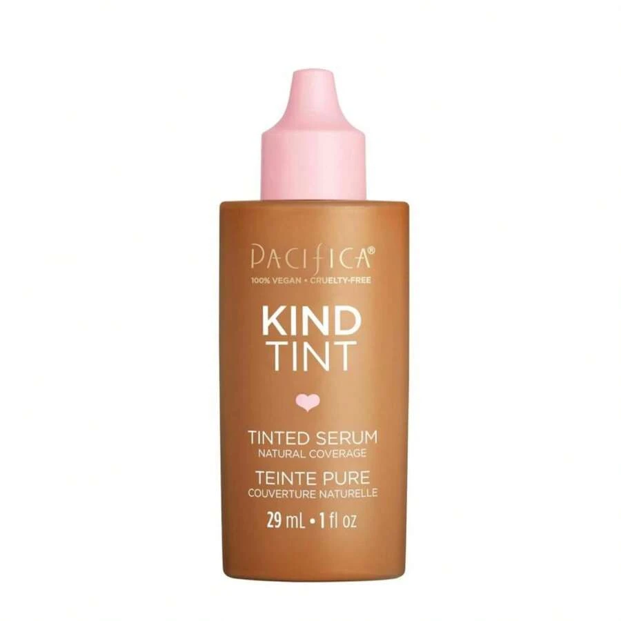 Pacifica Tinted Moisturizer \U2013 Kind Tint Serum, Lightweight Hydrating Foundation With Vegan Collagen &Amp; Hyaluronic Acid For Dewy Glow, Buildable Coverage, Vegan, 1 Fl Oz (Shade 06) - ColorC - 查看 1