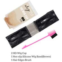 Adjustable Silicone Non-Slip Wig Grip Band For Women: Lace Parting, Ear-Open Design, Secure & Breathable Wear, Suitable For Wigs, Chemotherapy, Cosplay, Sports, Daily Use - Multicolor - View 8