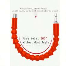 Universal Flexible Drill Bit Extension Rod: Multi-Angle Connecting Shaft For Precision Drilling, Compatible With Any Drill Bit Type, No External Power Required - Multicolor - View 7