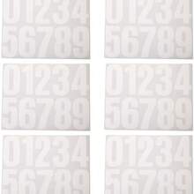 6 Hojas De Pegatinas Con Nmeros De Buzn Pegatinas Con Nmeros Consecutivos Vinilo Autoadhesivos Calcomanas Con Para - como se muestra en la figura - Ver 8