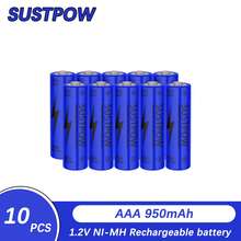 SUSTPOW AA/AAA NI-MH NiMH Rechargeable Battery For Toys/Remote Control/Camera/Shaver Cycle Durability Multi-Section Combination Pack Essential For Home Office - AAA - View 7