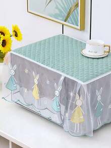 1件微波炉罩，防尘全封闭蕾丝刺绣布罩，适用于电烤箱、打印机、通用、妇女节、旅行必备、婚礼回礼、Y2K、卧室、汽车配件、厨房装饰、婚礼、Y2K、派对、母亲节礼物、卧室装饰、花园、厨房装饰、夏季、海滩、旅行必备、房间装饰、软萌、毕业季 - 彩色 - 查看 9