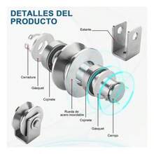Tendencia2 Ruedas De Puerta En V De 2in, Acero Inoxi 304 Alta CalidadCalidad premium - 1 - Ver 11