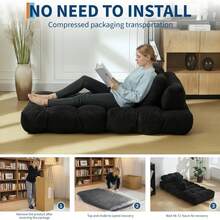 Futons - Black - View 6