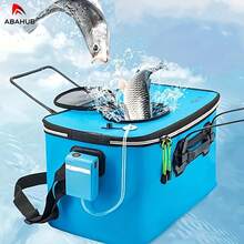 ABAHUB EVA Foldable Thickened Fishing Box, Multi-Functional Handheld Fishing Gear Storage And Fish Bucket. - Multicolor - View 3