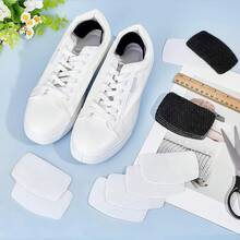 2pcs Self-Adhesive Mesh Lining Shoe Heel Protector Patch, Invisible Sports Shoes Damage Repair Sticker