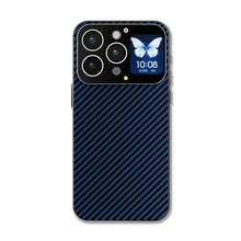 SIMSONLAB AMOLED高清屏幕手机壳，兼容 16 Pro/PM、15 Pro/PM、14 Pro/PM、13 Pro/PM，多功能智能窗口，消息通知，可自定义拨号盘，后置摄像头自拍预览，磁吸式无线充电，音乐控制，超薄半包式设计，附赠实用小工具 - 彩色 - 查看 14