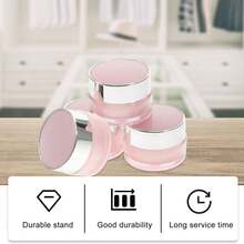OHPHCALL 4Pcs Airless Cream Lotion Jars Portable Travel Containers For Skincare Makeup Storage Leak-Proof Compact 1.37 Inch - Green - View 3