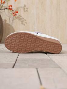 Women's Outdoor Fashion Wedge Thick Sole Beach Hook And Loop Mule Sandals, Spring/Summer - White - View 8