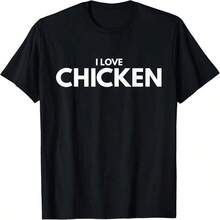 Camiseta I Love Chicken - Negro - Ver 6
