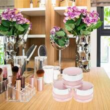 OHPHCALL 4Pcs Airless Cream Lotion Jars Portable Travel Containers For Skincare Makeup Storage Leak-Proof Compact 1.37 Inch - Green - View 4