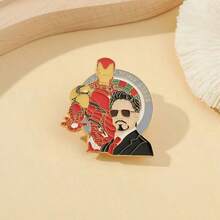 Nueva serie de broches metálicos luminosos con diseños de personajes clásicos de dibujos animados, accesorio de ropa ideal para el uso diario, adecuado como regalo de Año Nuevo, regalo de cumpleaños y artículo de colección imprescindible para fans - Multicolor - Ver 7