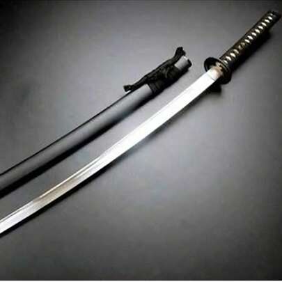 1pc Black Dragon & White Dragon Samurai Sword, Wooden Material Prop, Anime Craft, Weapon Prop, Festival Decoration, Perfect Birthday/Holiday/Halloween/Christmas Gift, Decorative Ornament