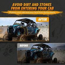 Upgraded XXL Wide Mud  Flares For Polaris 2014+ RZR S/XP 1000 4 900 TURBO - Default - View 9