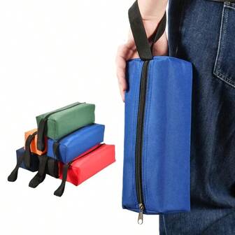 Portable Oxford Waterproof Organizer For Screws Nails Drill Bit Metal Parts Hand Storage Bag Tools Packaging Tool Bag