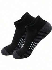 6 Pairs Men's Ankle Socks, High Quality Low-Cut Round Neck Breathable Mesh, Versatile Casual Men's Boat Socks - Multicolor - View 11